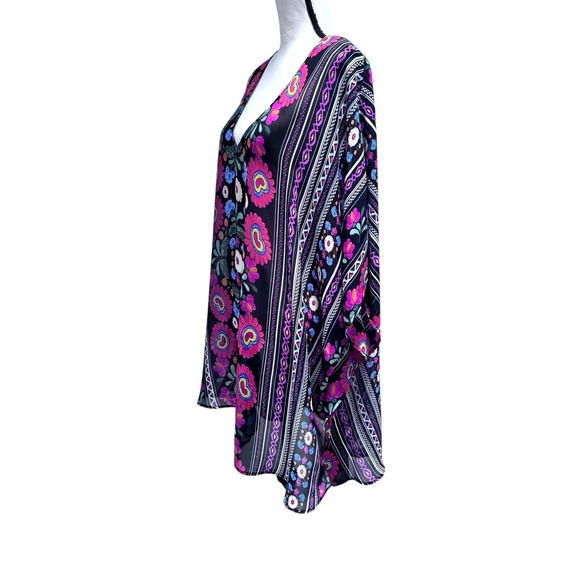 SHOW ME YOUR MUMU PETA TUNIC MEXICALI MULTICOLOR FLORAL PRINT - Picture 9 of 15